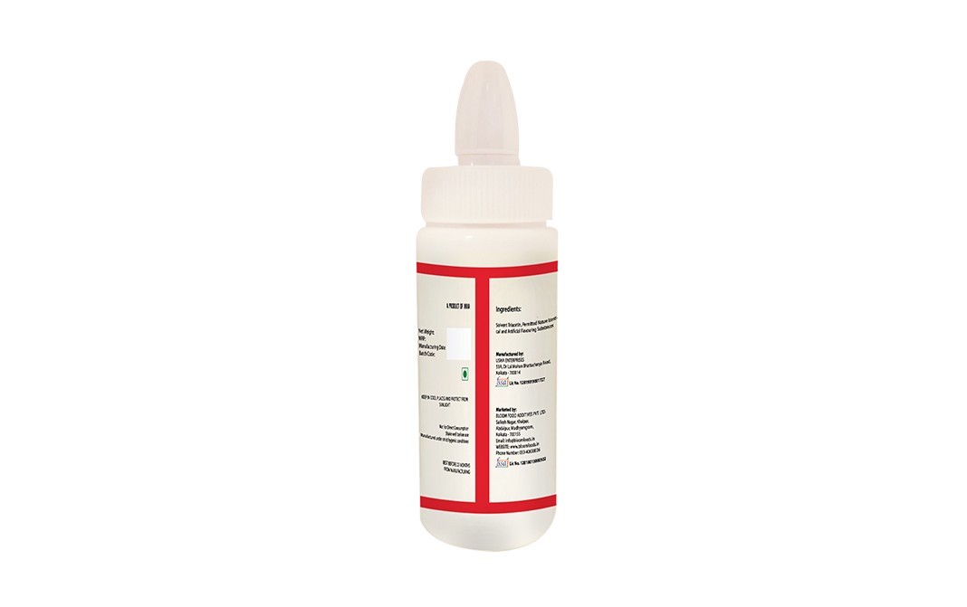 Bloom Strawberry Natural Identical Flavouring Substance (Oil Soluble)   Plastic Bottle  500 millilitre